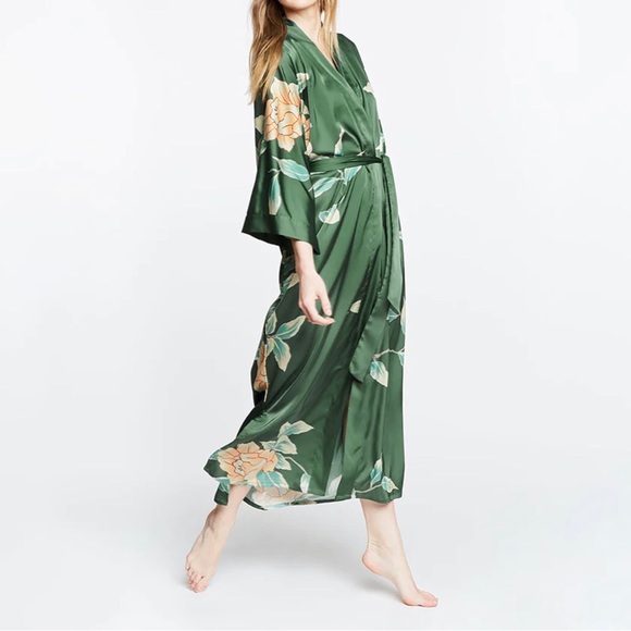 Kim+ONO AIMI LONG KIMONO ROBE OS - Picture 2 of 13